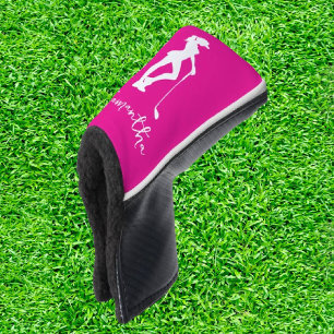 Pink Lady Monogram Golf Head Cover