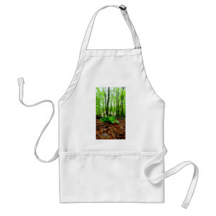 Pink Lady Slipper wild Orchid Adult Apron