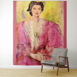 pink lady tapestry