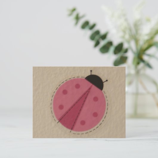 pink ladybug (Standing Front)