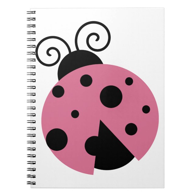 Pink Ladybug Notebook (Front)