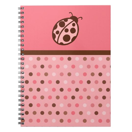 Pink Ladybug Notebook | Zazzle.com