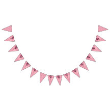 Pink Ladybug Polka Dot Birthday Banner