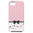 Pink Ladybugs Custom iPhone 5 Case
