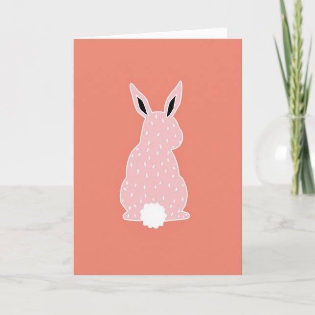 Pink Lagomorph Art Card (Front)