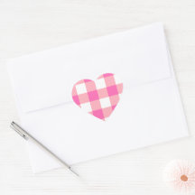 Pink Large Gingham Plaid Checks