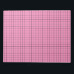 Pink Large Graph Paper Notepad<br><div class="desc">Sheets,  Grid Paper,  Graphing Paper,  Graph Paper Pad,  Math Graph Paper,  Grid Paper Pad, </div>