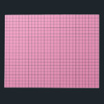 Pink Large Graph Paper Notepad<br><div class="desc">Sheets,  Grid Paper,  Graphing Paper,  Graph Paper Pad,  Math Graph Paper,  Grid Paper Pad, </div>