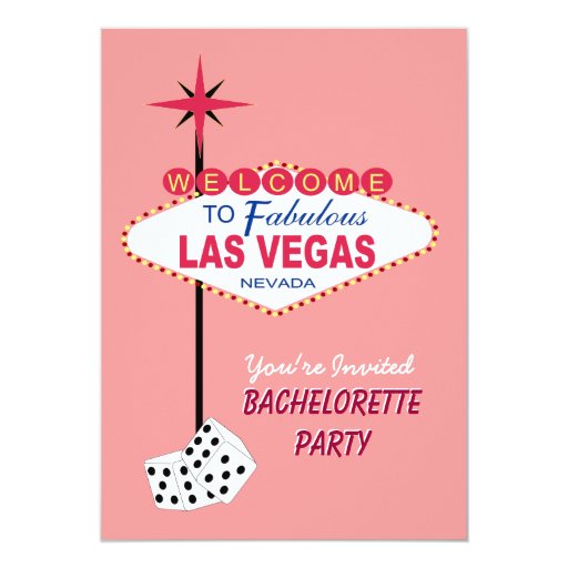 Las Vegas Bachelorette Invitations 6