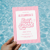 Pink Last Splash Pool Bachelorette Party