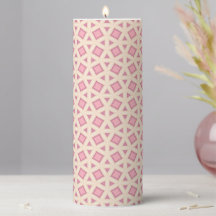 Pink Lattice Geometry Pattern