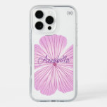 Pink Lavatera Flower iPhone 16 Pro Max Case
