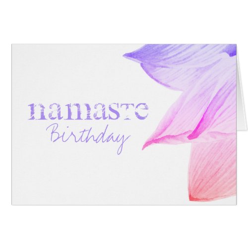  Pink Lavender Birthday Lotus Namaste