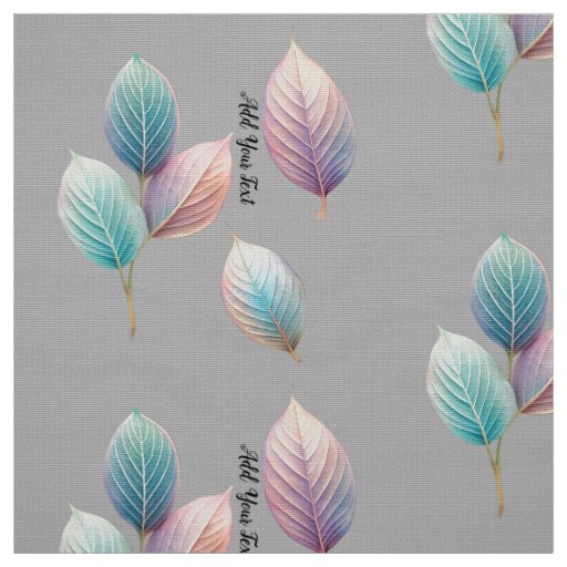 Pink Lavender Green Pastels Watercolor Wedding Fabric