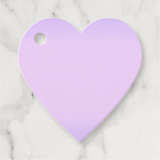 Pink Lavender Heart Favor Tags