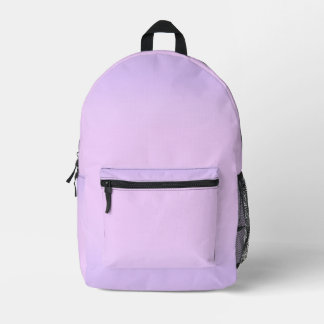 Pink Lavender Printed Backpack