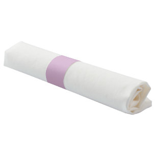 Pink Lavender Solid Color Napkin Bands