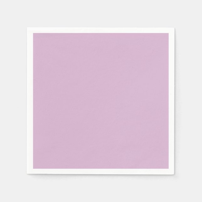 Pink Lavender Solid Color Napkins (Front)