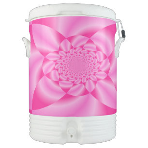 Pink Leaf Petal Beverage Cooler