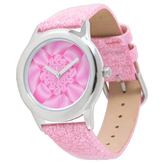 Pink Leaf Petal  Watch