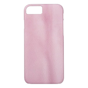 pink leather background iPhone 8/7 case
