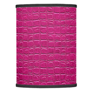 Pink leather effect pattern lamp shade