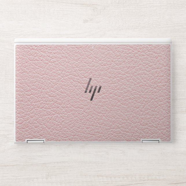 Pink Leather HP EliteBook X360 1030 G3/G4 HP Laptop Skin (Front)