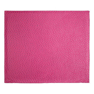 Pink leather leather texture skin duvet cover