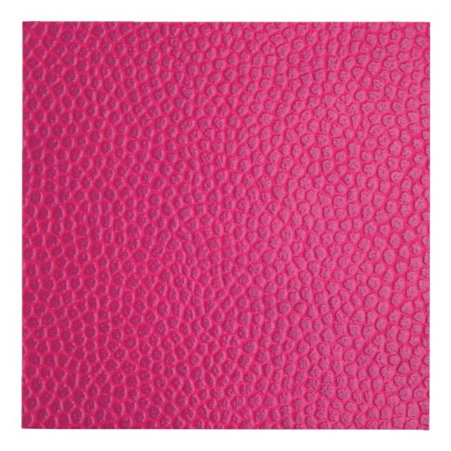Pink leather leather texture skin faux canvas print (Front)