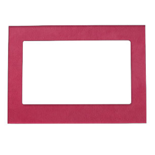 Pink Leather Look Magnetic Photo Frame