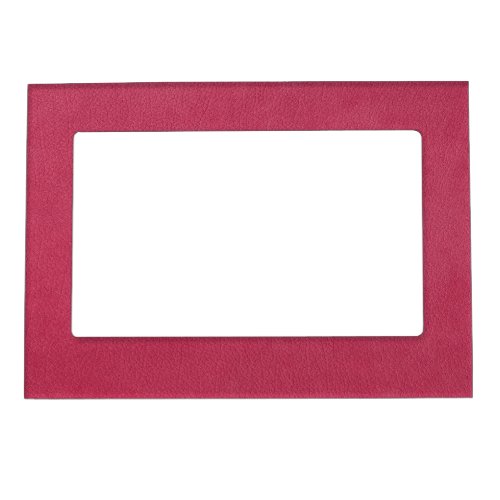 Pink Leather Look Magnetic Photo Frame