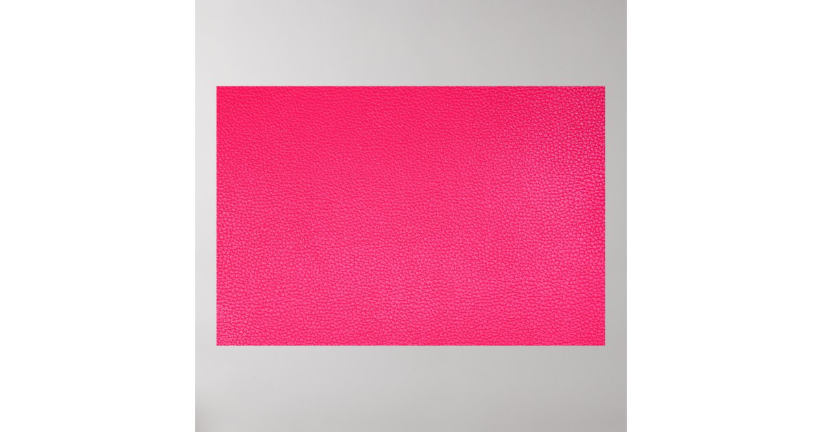 Pink leather texture poster | Zazzle