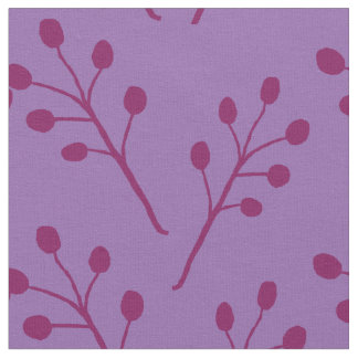 Pink Leaves  Fabric