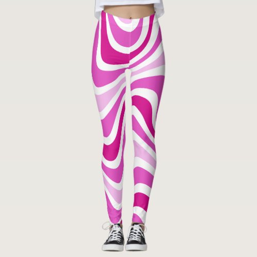 Pink Leggings Bright clothes Leggings