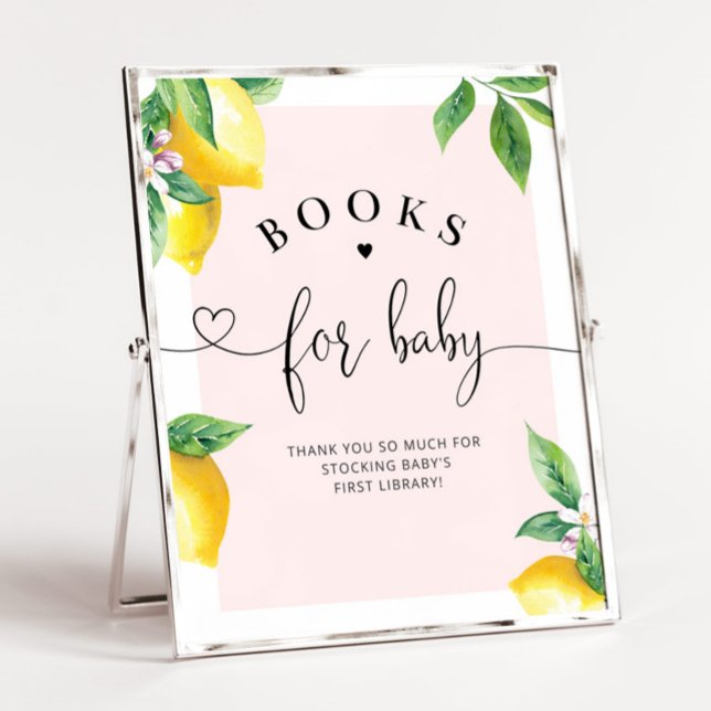 Pink Lemon books for baby Poster (Creator Uploaded)