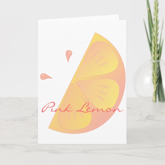 Pink Lemon Card (Front)