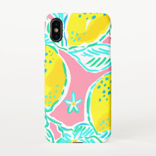 Pink Lemon Phone Case Lilly Pulitzer Inspired iPhone Case Zazzle