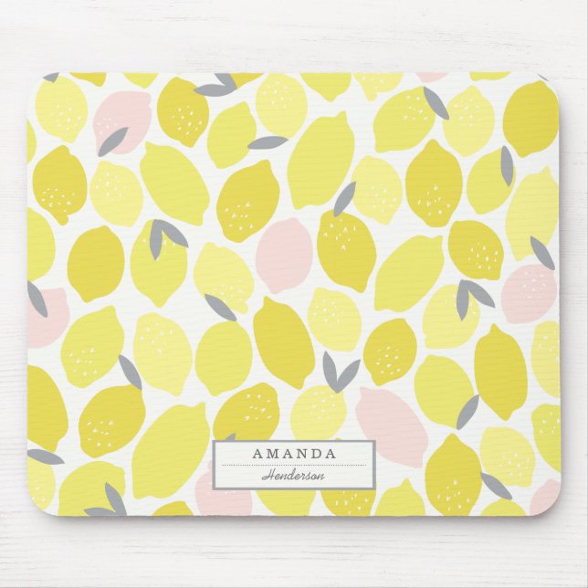 Pink Lemonade by Origami Prints Mouse Pad (Front)