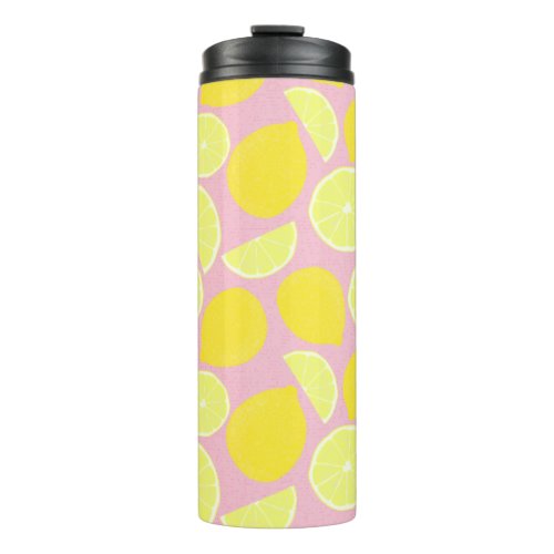 Pink Lemonade Citrus Thermal Tumbler