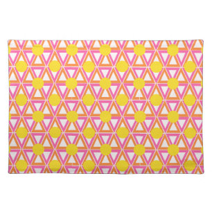 Pink Lemonade  Cloth Placemat