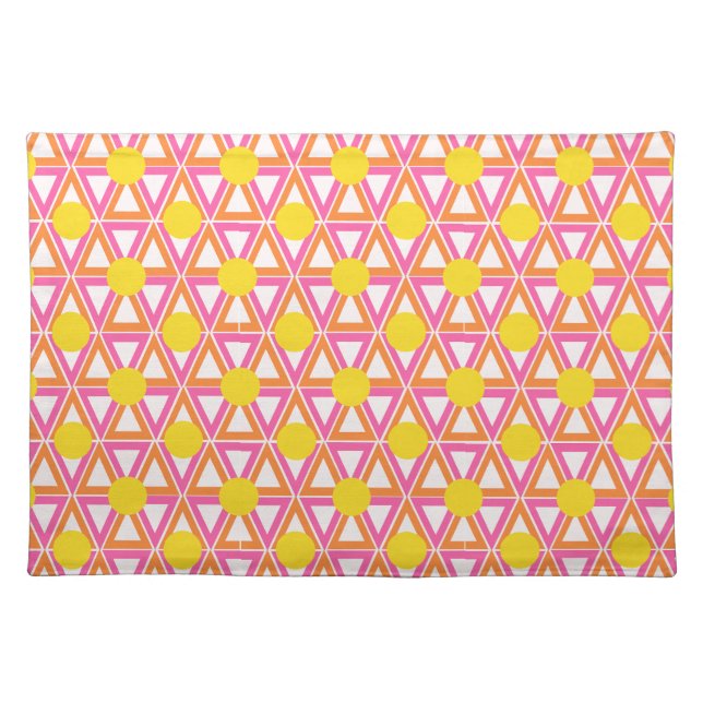 Pink Lemonade  Cloth Placemat (Front)