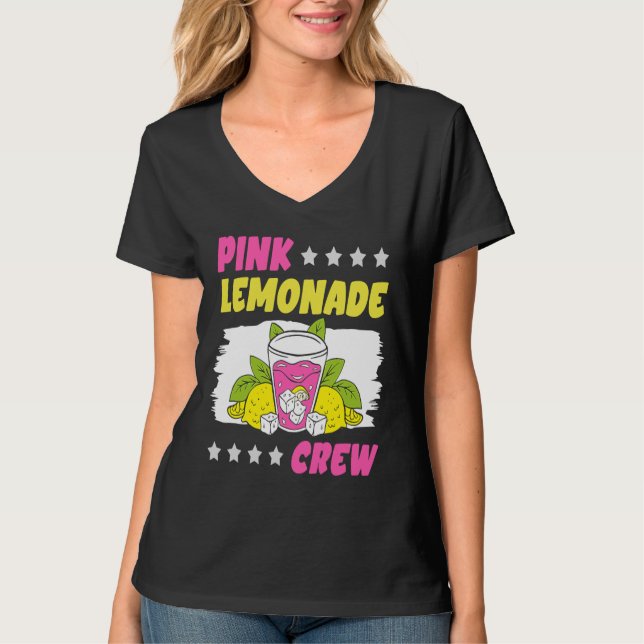 Pink Lemonade Crew Lemon Juice Boss  13 T-Shirt (Front)