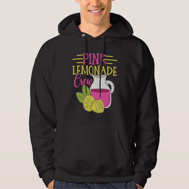 Pink Lemonade Crew Lemon Juice Boss  8 Hoodie (Front)