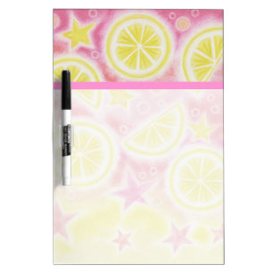 Pink Lemonade dry erase board medium stripe