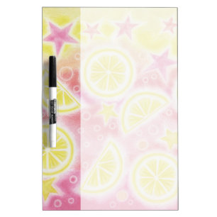 Pink Lemonade dry erase board medium w/pen