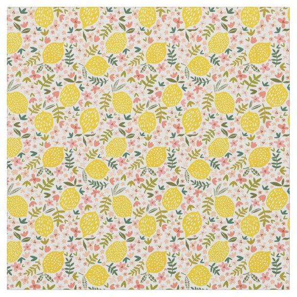 Pink Lemonade Fabric Zazzle