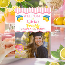 Pink Lemonade Freshly Graduated Photo & QR Code