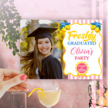 Pink Lemonade Freshly Graduated Photo & QR Code