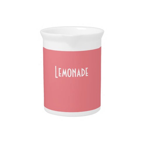 Pink Lemonade Graphic   Beverage Pitcher