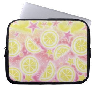 Pink Lemonade laptop sleeve 10"